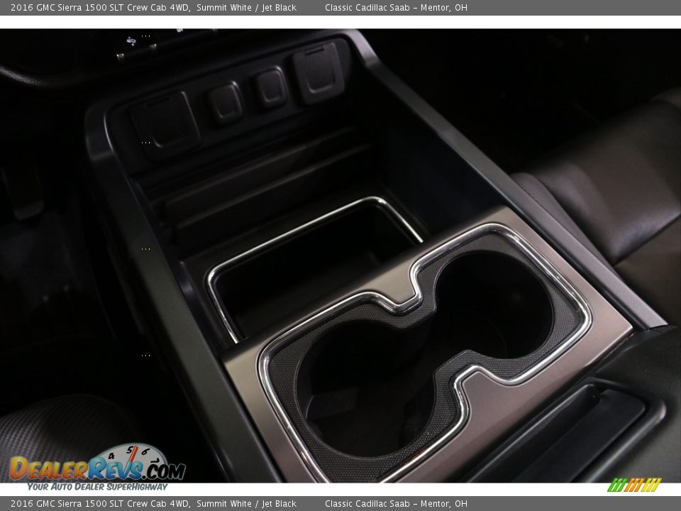 2016 GMC Sierra 1500 SLT Crew Cab 4WD Summit White / Jet Black Photo #15