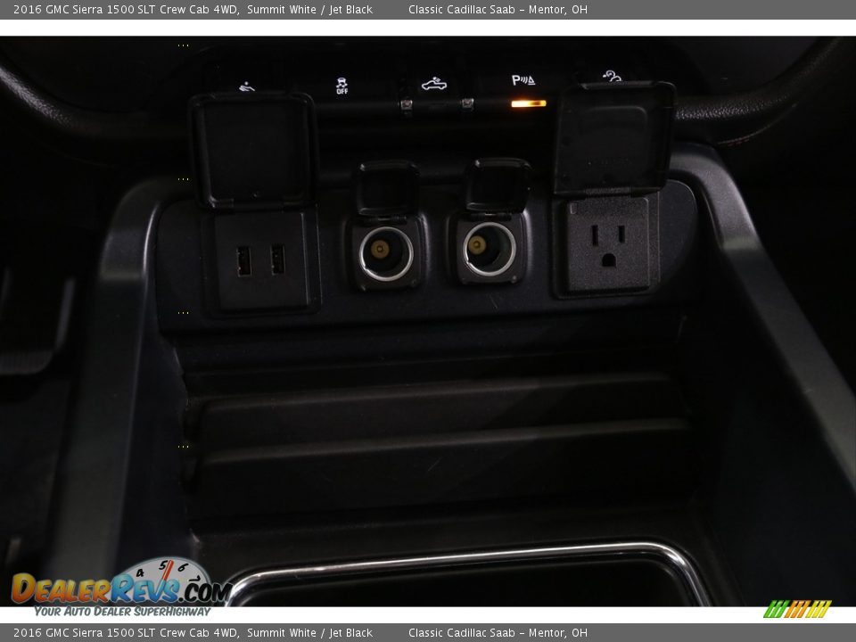 2016 GMC Sierra 1500 SLT Crew Cab 4WD Summit White / Jet Black Photo #16