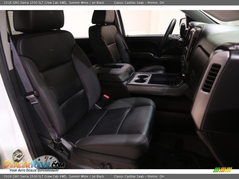 2016 GMC Sierra 1500 SLT Crew Cab 4WD Summit White / Jet Black Photo #17