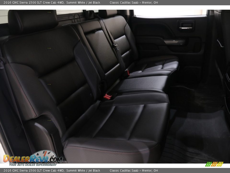 2016 GMC Sierra 1500 SLT Crew Cab 4WD Summit White / Jet Black Photo #18