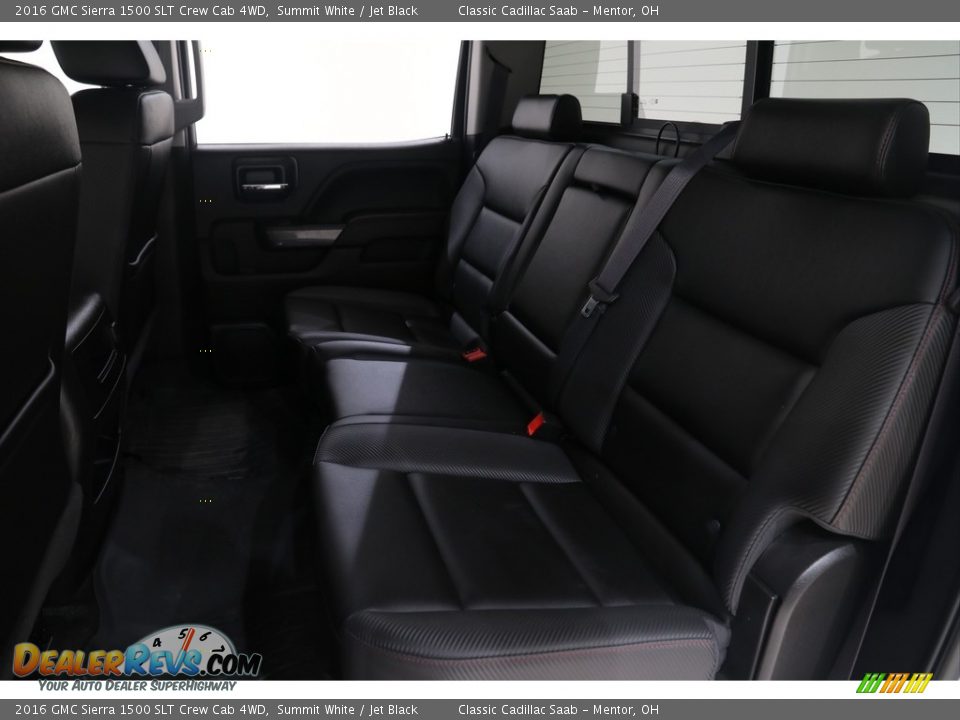 2016 GMC Sierra 1500 SLT Crew Cab 4WD Summit White / Jet Black Photo #19