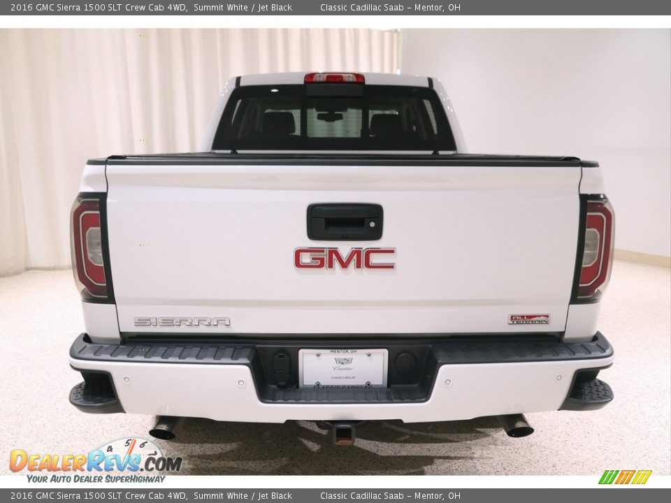 2016 GMC Sierra 1500 SLT Crew Cab 4WD Summit White / Jet Black Photo #20