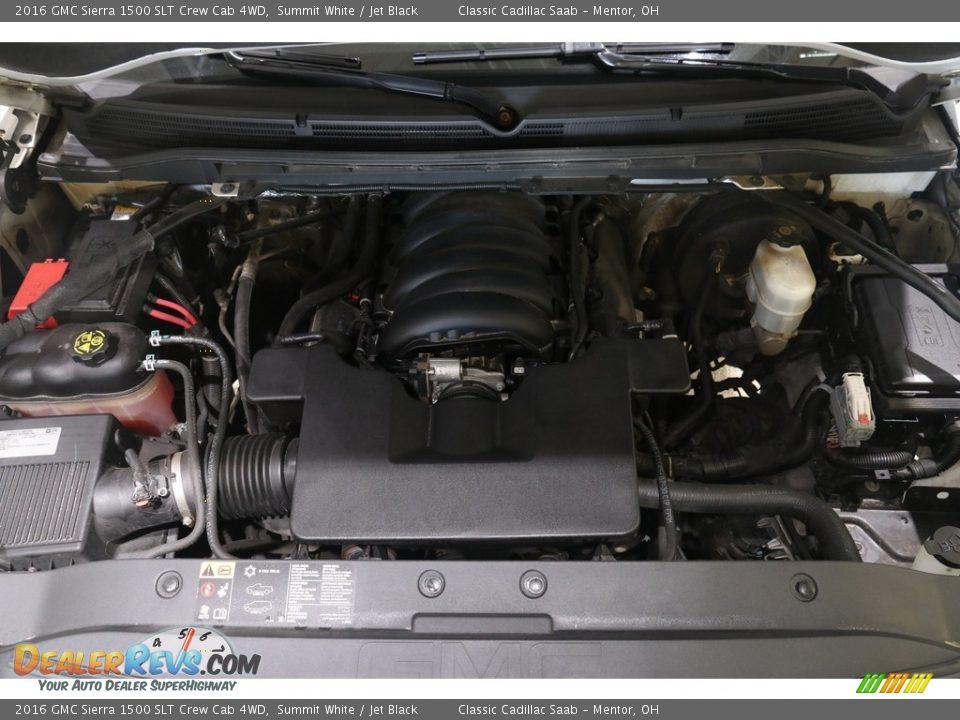 2016 GMC Sierra 1500 SLT Crew Cab 4WD Summit White / Jet Black Photo #21