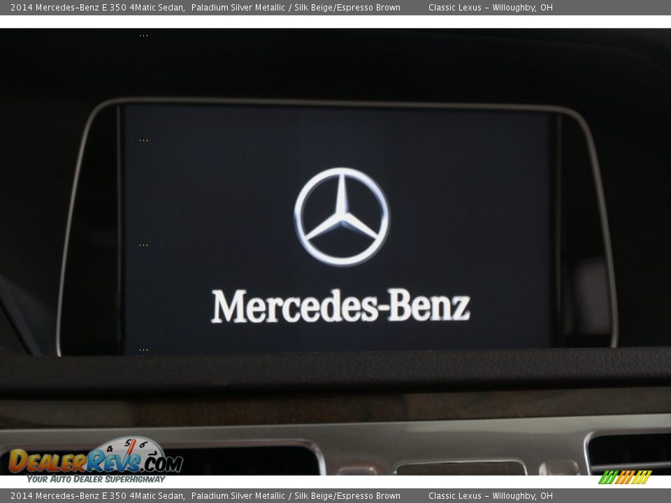 2014 Mercedes-Benz E 350 4Matic Sedan Paladium Silver Metallic / Silk Beige/Espresso Brown Photo #13