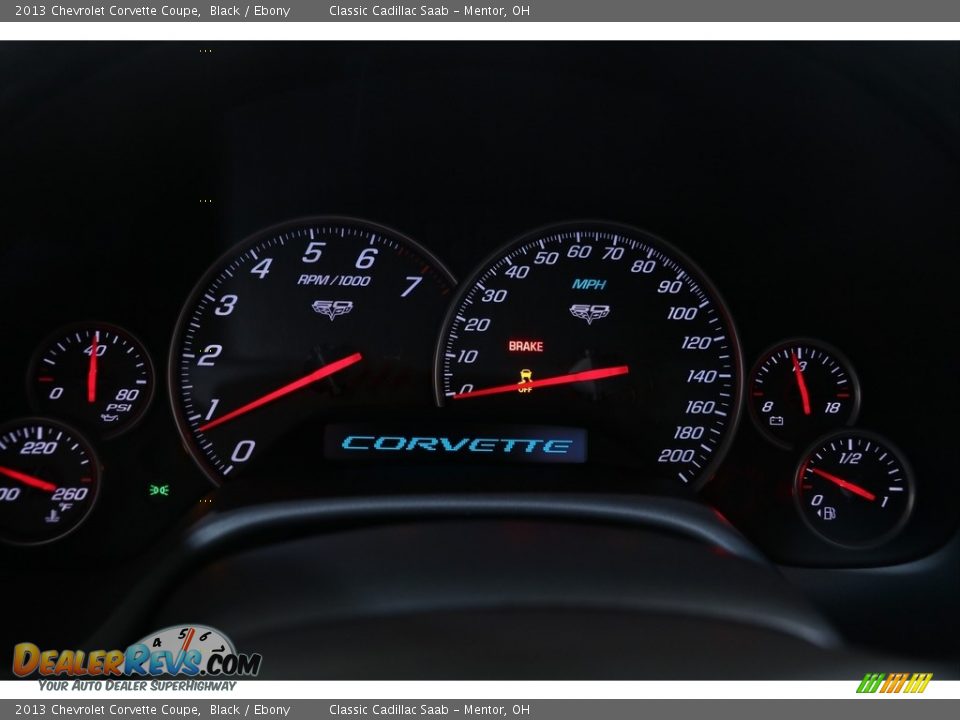 2013 Chevrolet Corvette Coupe Gauges Photo #11