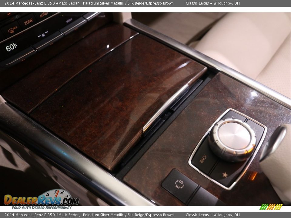 2014 Mercedes-Benz E 350 4Matic Sedan Paladium Silver Metallic / Silk Beige/Espresso Brown Photo #21