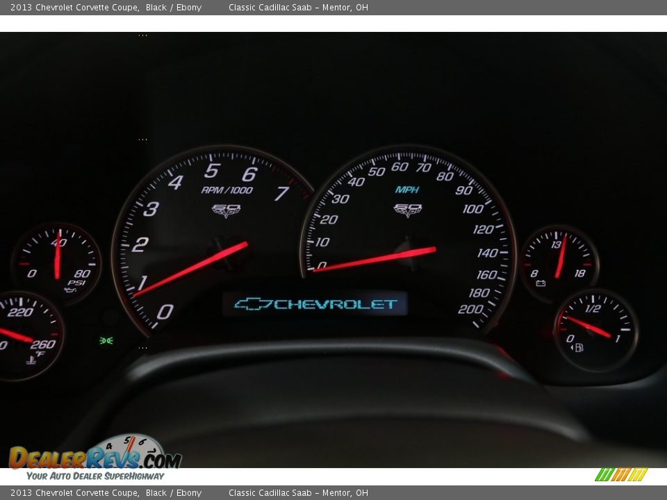 2013 Chevrolet Corvette Coupe Gauges Photo #12