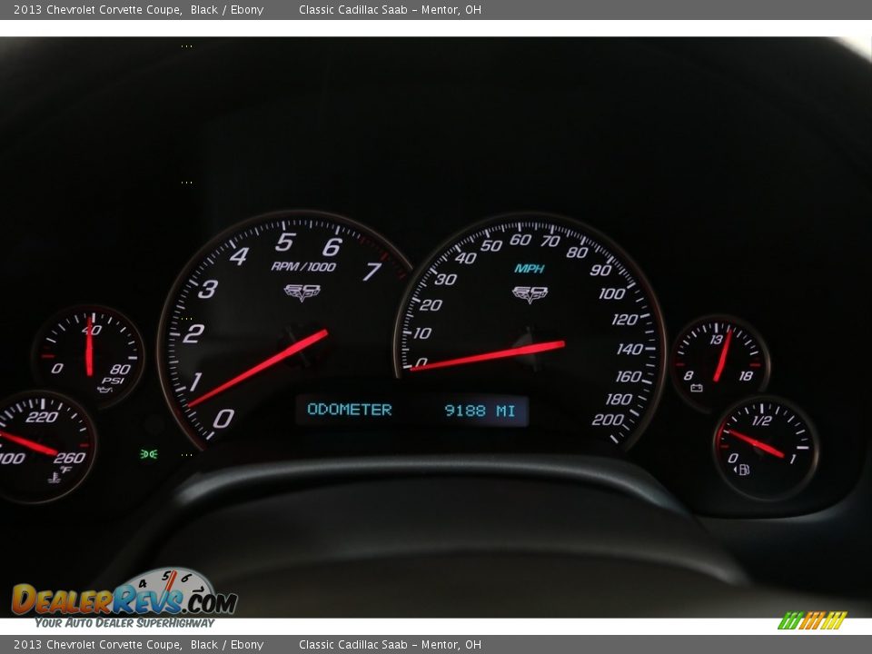 2013 Chevrolet Corvette Coupe Gauges Photo #13