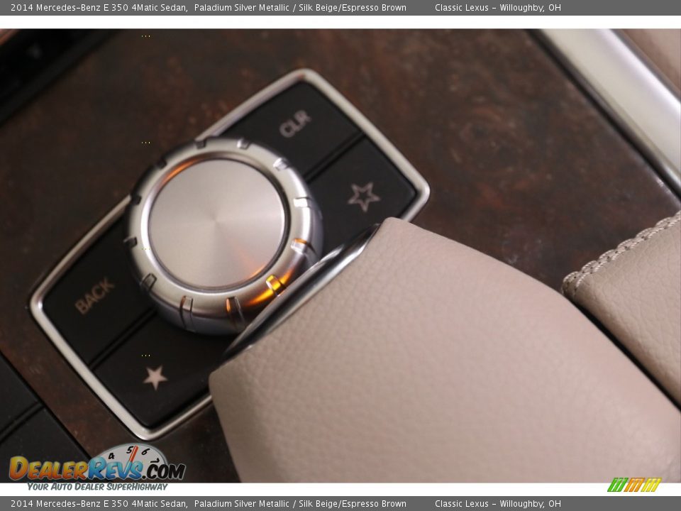 2014 Mercedes-Benz E 350 4Matic Sedan Paladium Silver Metallic / Silk Beige/Espresso Brown Photo #23