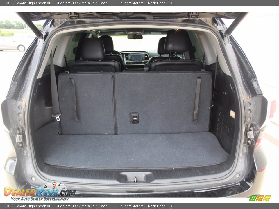 2016 Toyota Highlander XLE Midnight Black Metallic / Black Photo #24