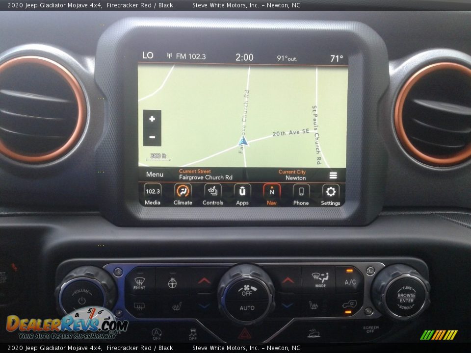 Navigation of 2020 Jeep Gladiator Mojave 4x4 Photo #19