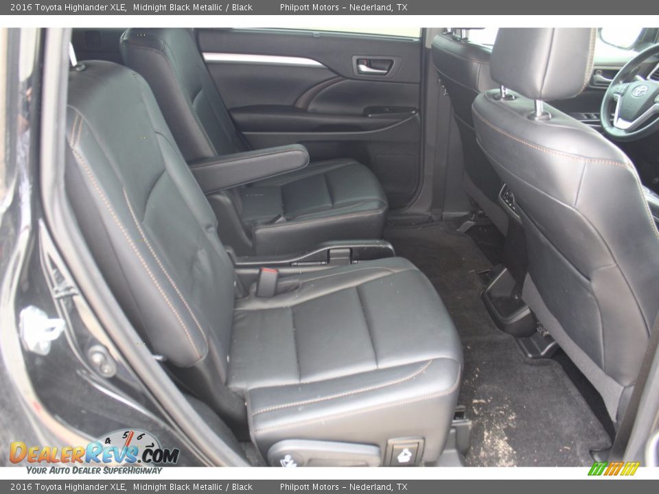 2016 Toyota Highlander XLE Midnight Black Metallic / Black Photo #27