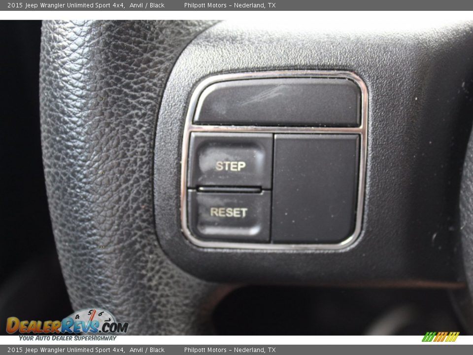 2015 Jeep Wrangler Unlimited Sport 4x4 Anvil / Black Photo #11