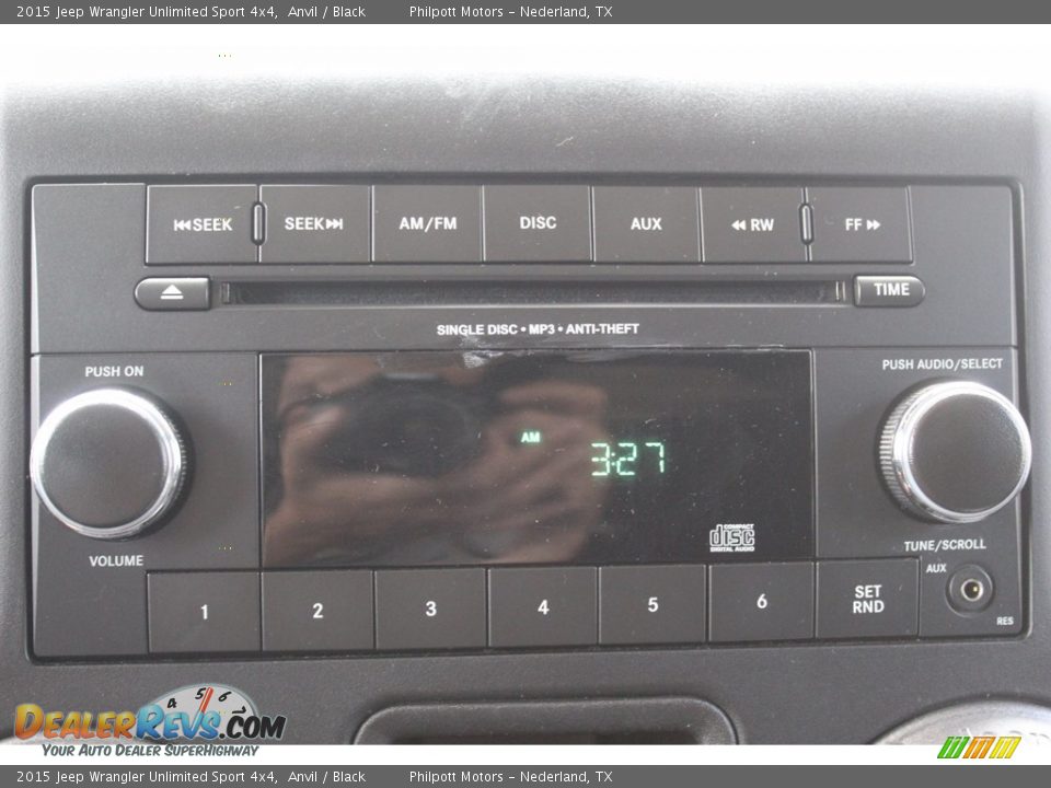 2015 Jeep Wrangler Unlimited Sport 4x4 Anvil / Black Photo #15