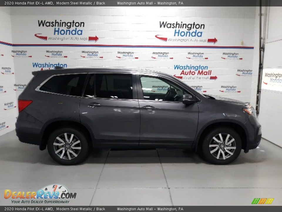 2020 Honda Pilot EX-L AWD Modern Steel Metallic / Black Photo #1