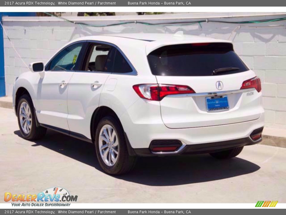 2017 Acura RDX Technology White Diamond Pearl / Parchment Photo #2