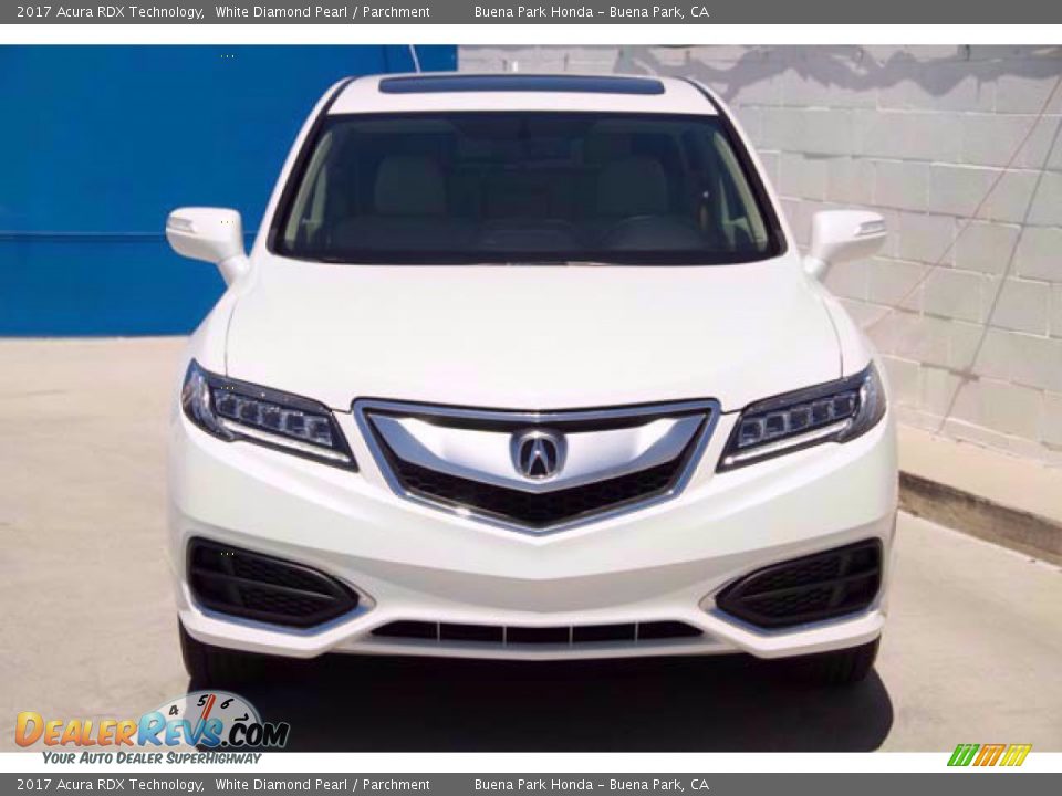 2017 Acura RDX Technology White Diamond Pearl / Parchment Photo #7
