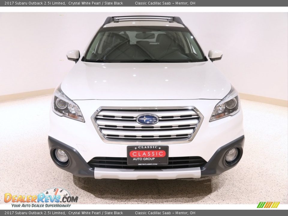 2017 Subaru Outback 2.5i Limited Crystal White Pearl / Slate Black Photo #2