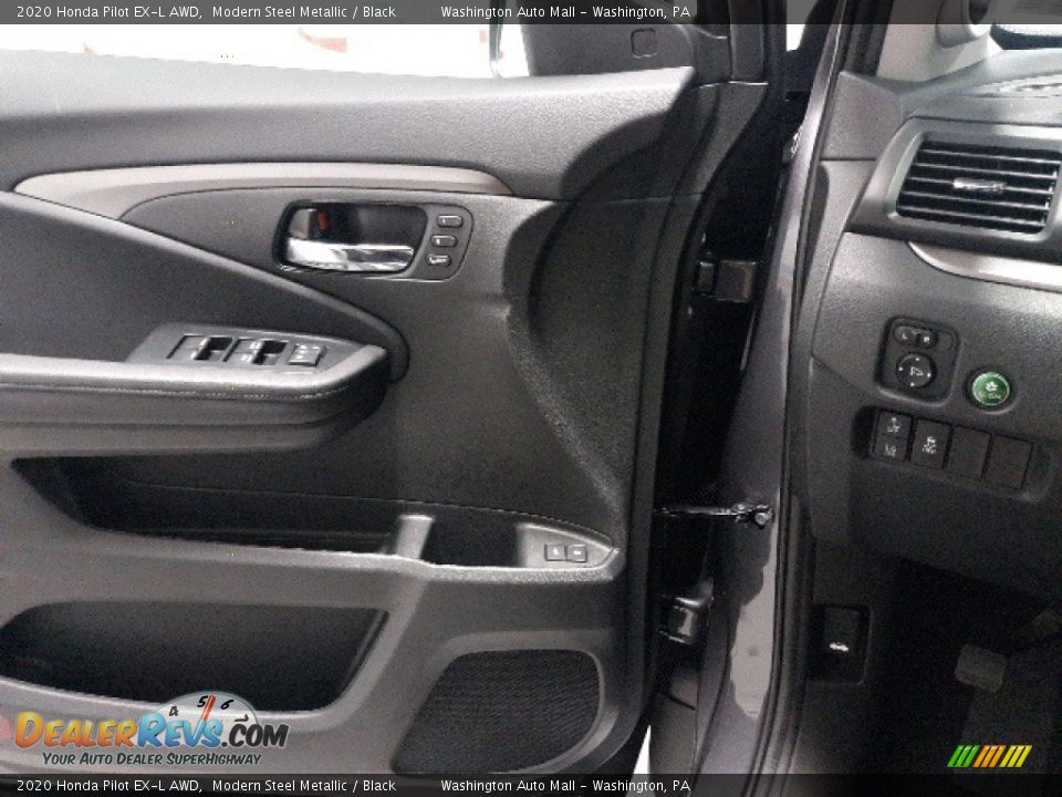 2020 Honda Pilot EX-L AWD Modern Steel Metallic / Black Photo #8