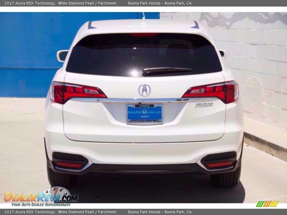 2017 Acura RDX Technology White Diamond Pearl / Parchment Photo #11