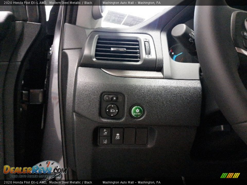 2020 Honda Pilot EX-L AWD Modern Steel Metallic / Black Photo #11
