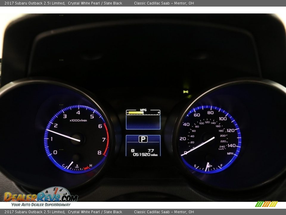 2017 Subaru Outback 2.5i Limited Crystal White Pearl / Slate Black Photo #7