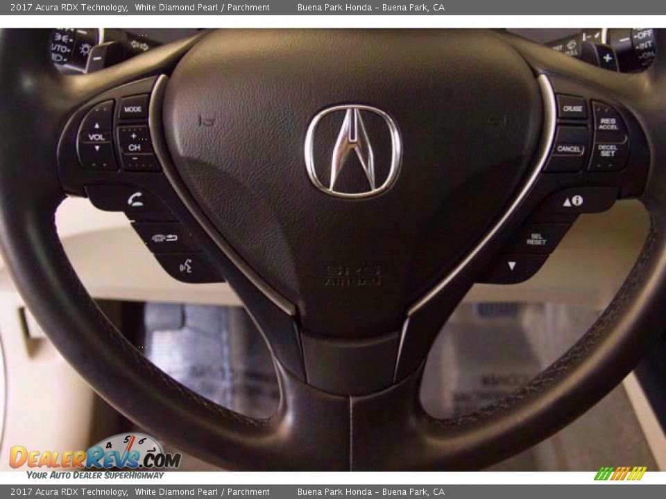 2017 Acura RDX Technology White Diamond Pearl / Parchment Photo #15