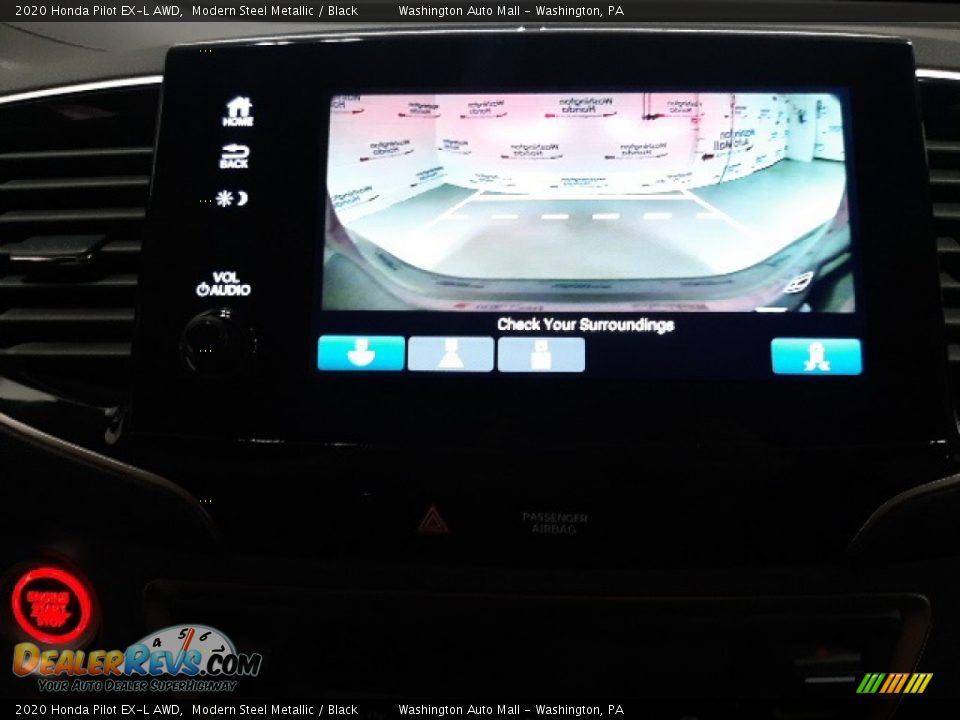 2020 Honda Pilot EX-L AWD Modern Steel Metallic / Black Photo #15