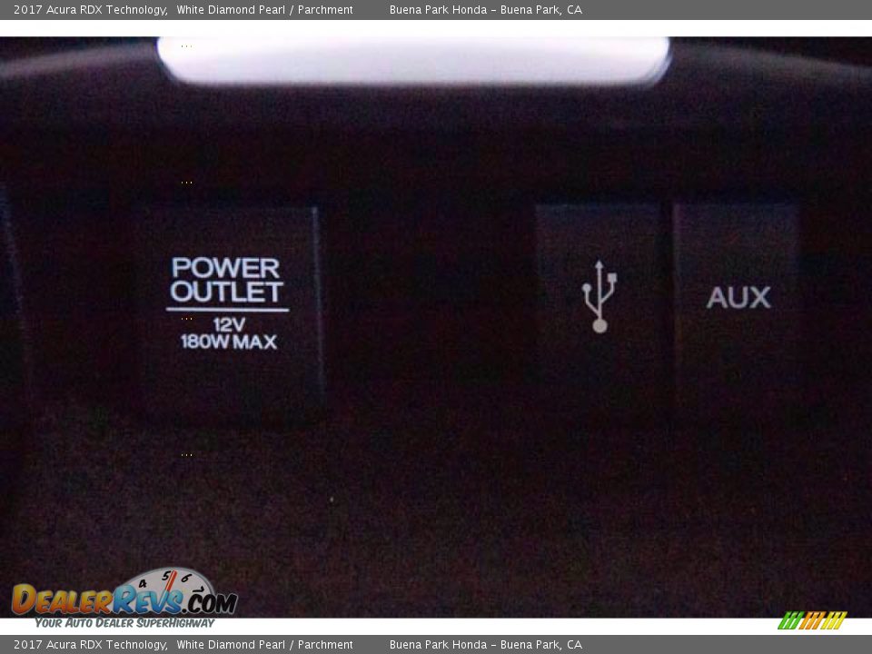 2017 Acura RDX Technology White Diamond Pearl / Parchment Photo #17