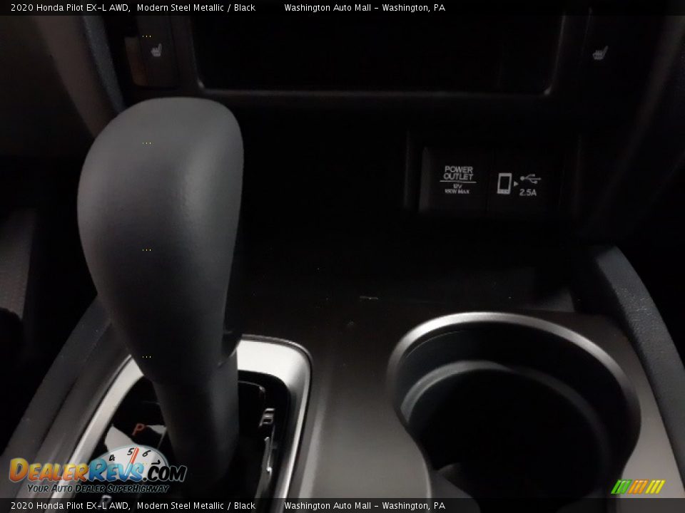 2020 Honda Pilot EX-L AWD Modern Steel Metallic / Black Photo #17