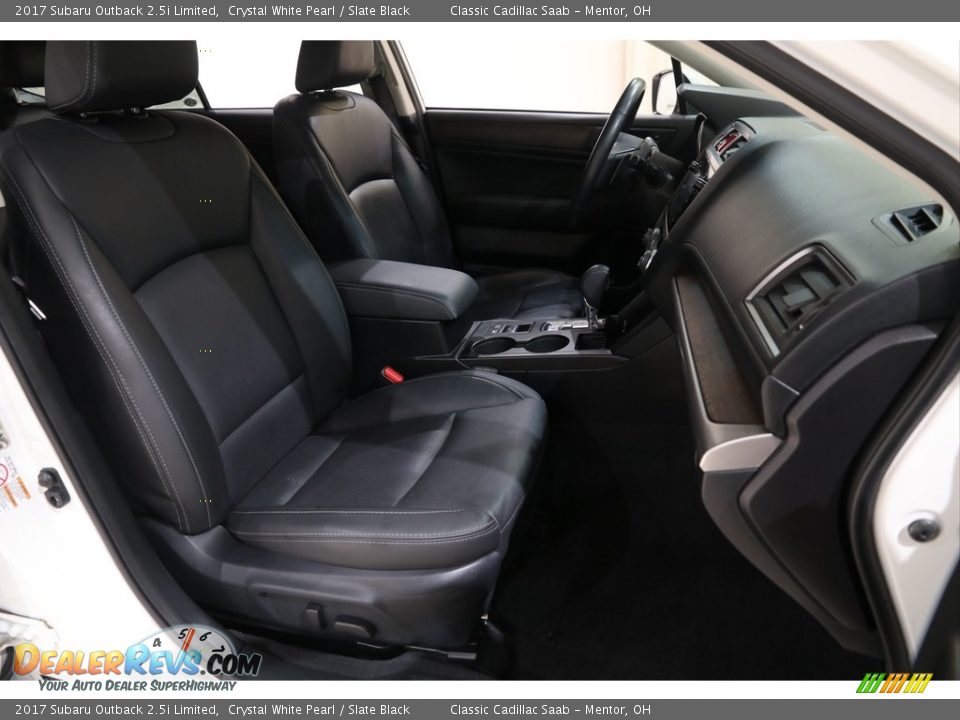 2017 Subaru Outback 2.5i Limited Crystal White Pearl / Slate Black Photo #14