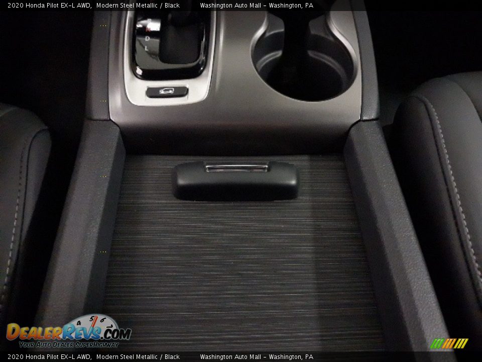 2020 Honda Pilot EX-L AWD Modern Steel Metallic / Black Photo #19