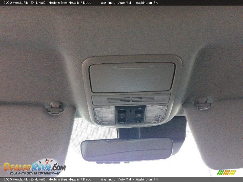2020 Honda Pilot EX-L AWD Modern Steel Metallic / Black Photo #21