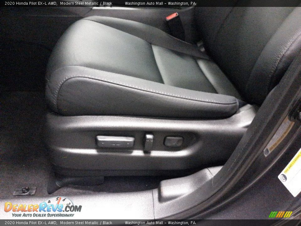 2020 Honda Pilot EX-L AWD Modern Steel Metallic / Black Photo #25