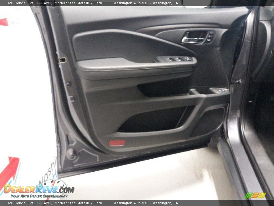 2020 Honda Pilot EX-L AWD Modern Steel Metallic / Black Photo #26