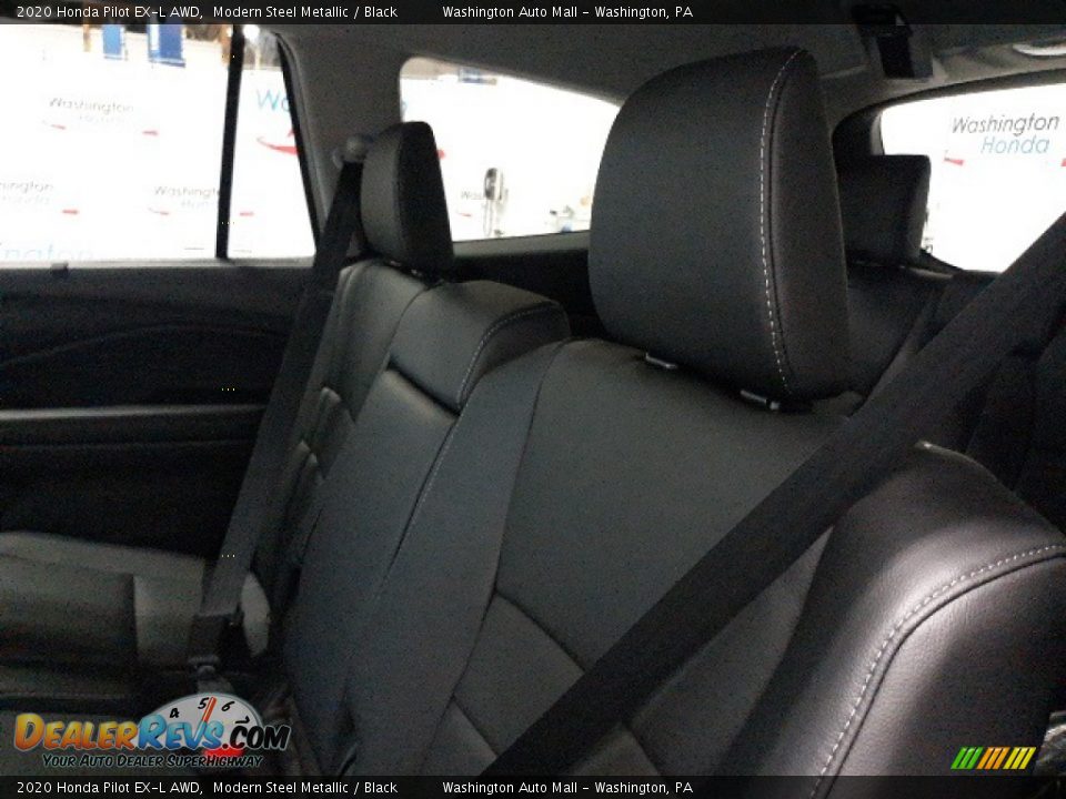 2020 Honda Pilot EX-L AWD Modern Steel Metallic / Black Photo #28