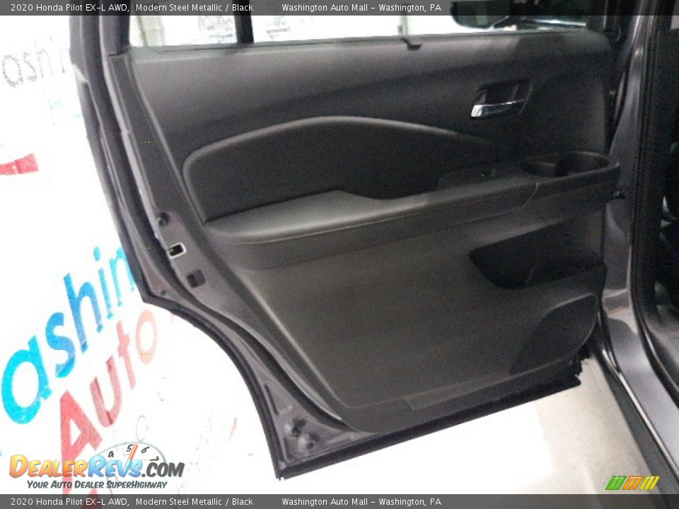 2020 Honda Pilot EX-L AWD Modern Steel Metallic / Black Photo #30