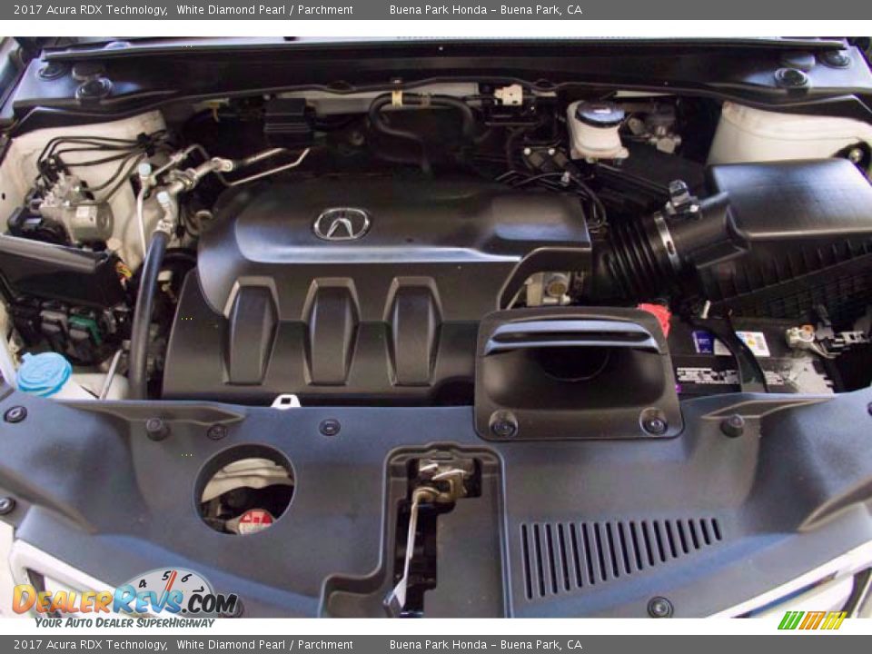 2017 Acura RDX Technology White Diamond Pearl / Parchment Photo #36