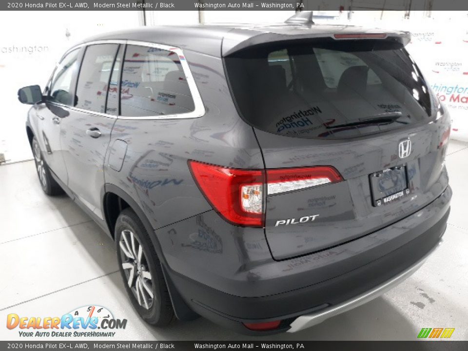 2020 Honda Pilot EX-L AWD Modern Steel Metallic / Black Photo #33