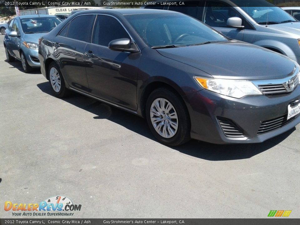 2012 Toyota Camry L Cosmic Gray Mica / Ash Photo #1