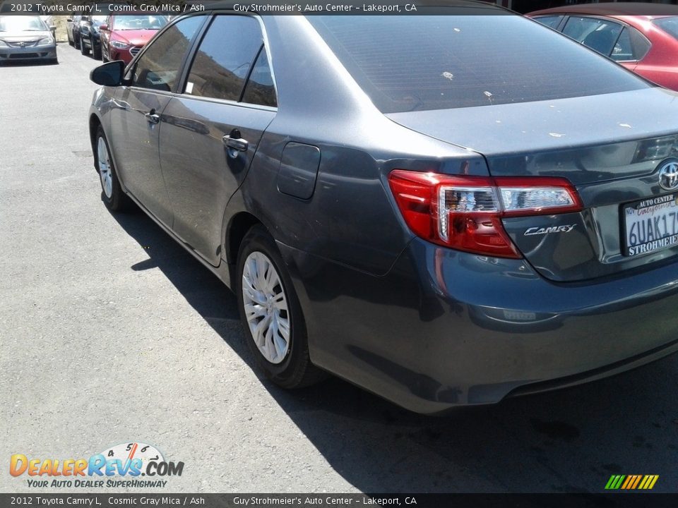 2012 Toyota Camry L Cosmic Gray Mica / Ash Photo #4