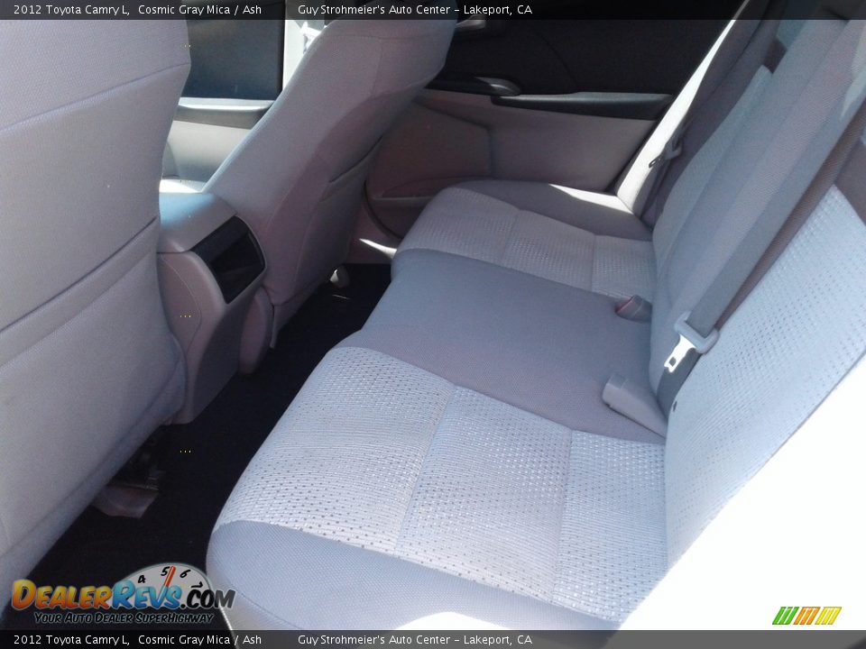 2012 Toyota Camry L Cosmic Gray Mica / Ash Photo #6