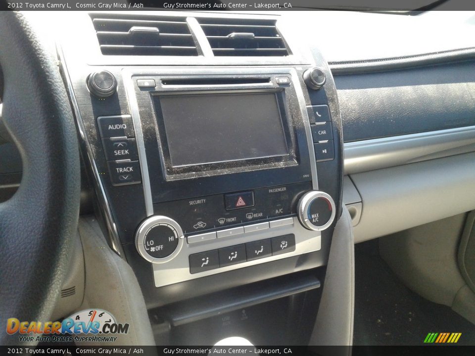 2012 Toyota Camry L Cosmic Gray Mica / Ash Photo #8