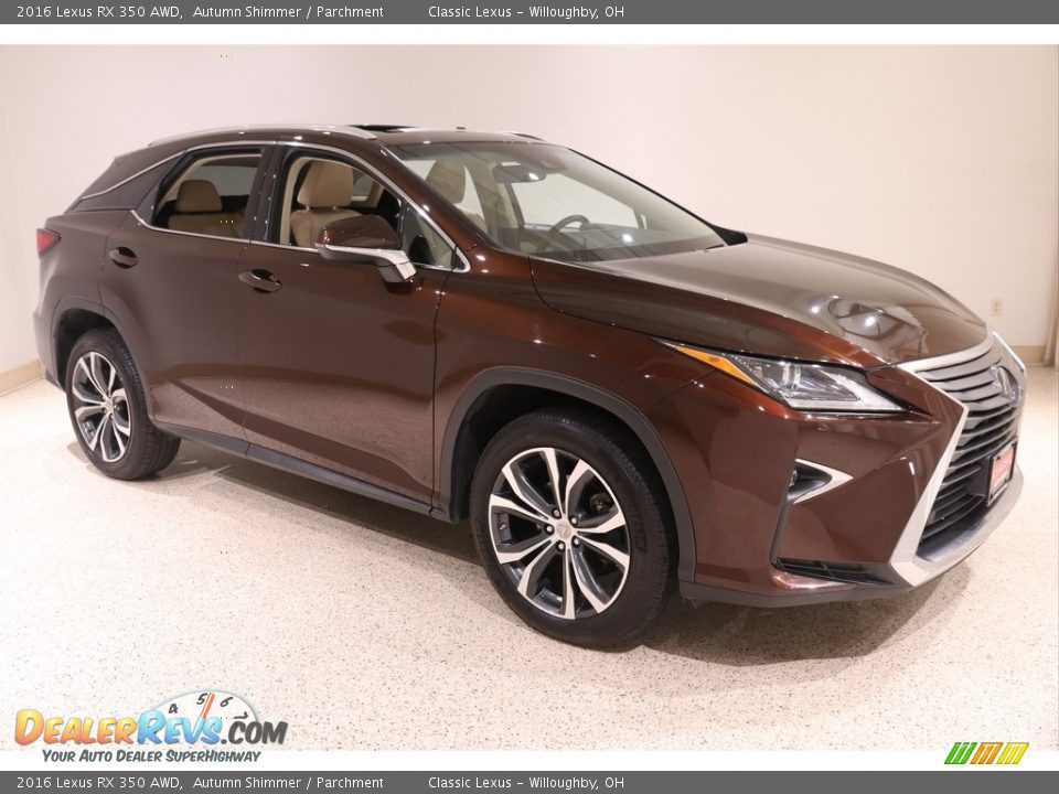 Front 3/4 View of 2016 Lexus RX 350 AWD Photo #1