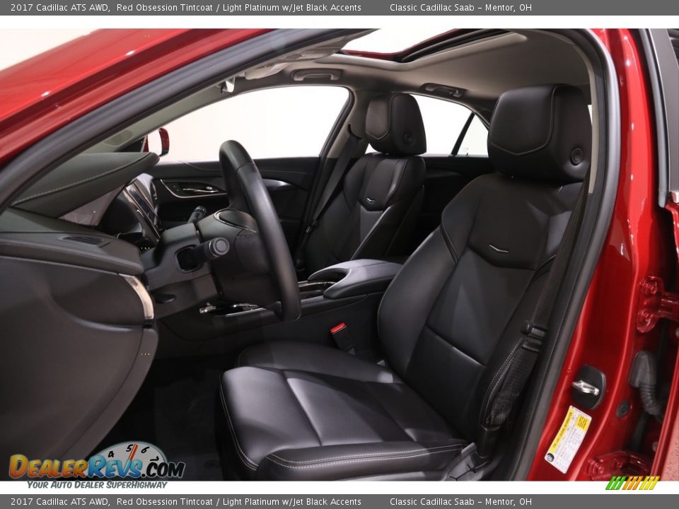 2017 Cadillac ATS AWD Red Obsession Tintcoat / Light Platinum w/Jet Black Accents Photo #5