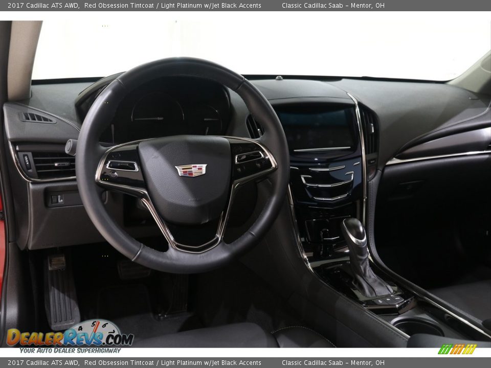 2017 Cadillac ATS AWD Red Obsession Tintcoat / Light Platinum w/Jet Black Accents Photo #6