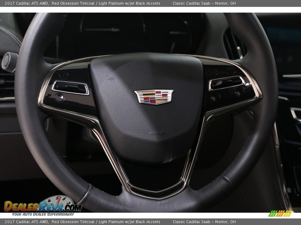 2017 Cadillac ATS AWD Red Obsession Tintcoat / Light Platinum w/Jet Black Accents Photo #7