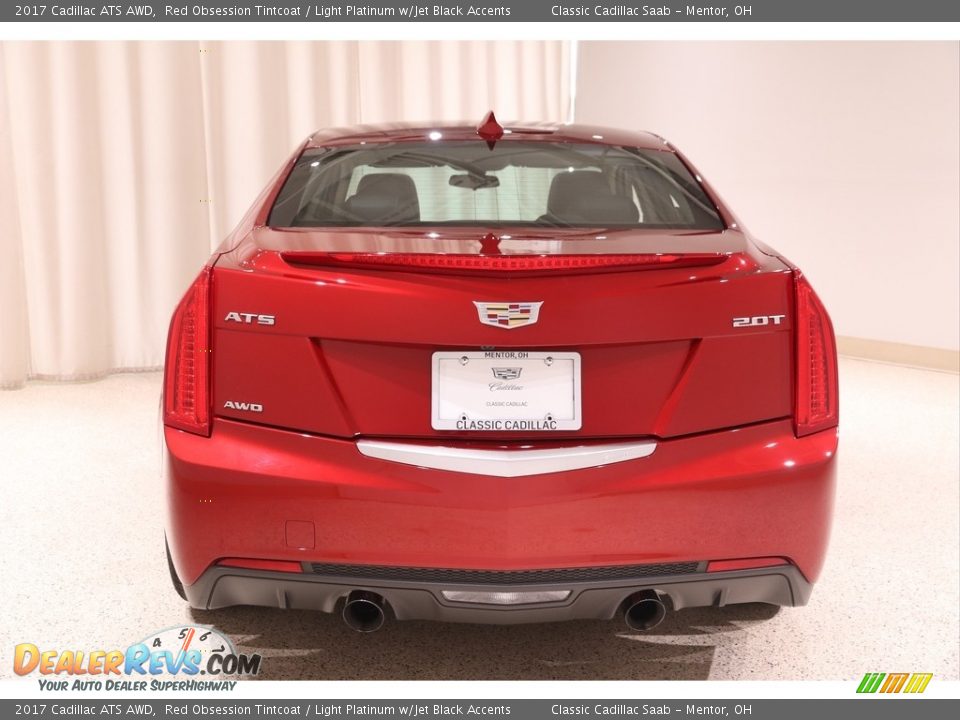 2017 Cadillac ATS AWD Red Obsession Tintcoat / Light Platinum w/Jet Black Accents Photo #18