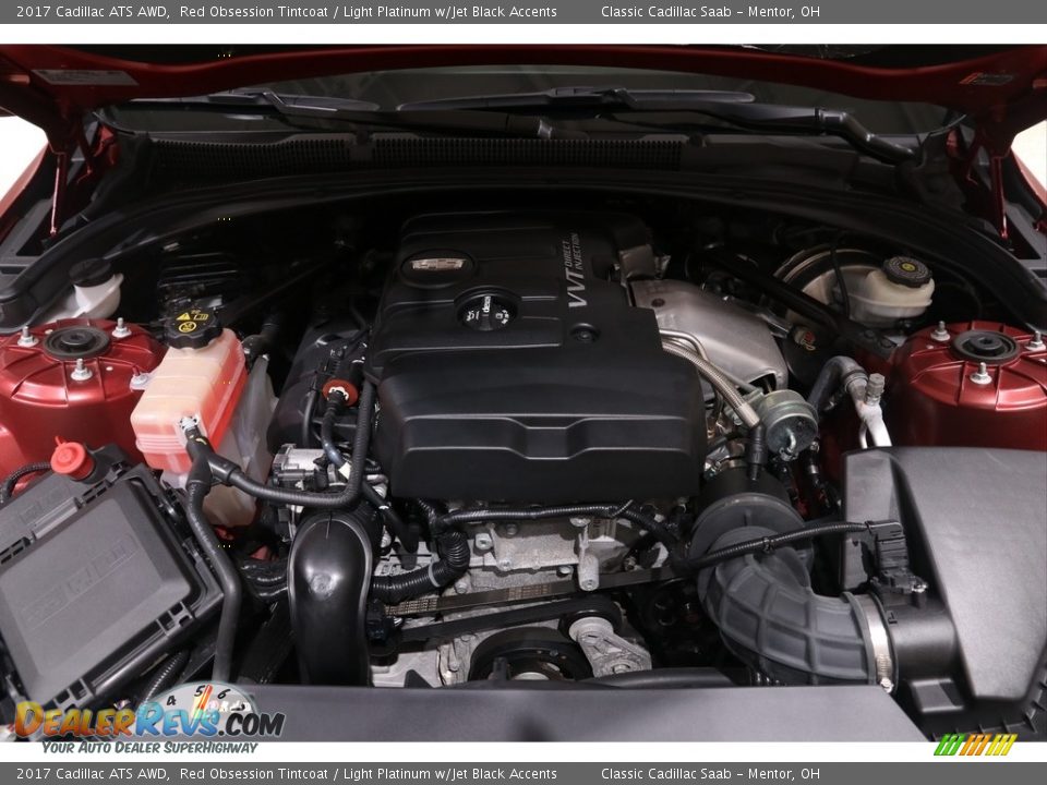 2017 Cadillac ATS AWD Red Obsession Tintcoat / Light Platinum w/Jet Black Accents Photo #19