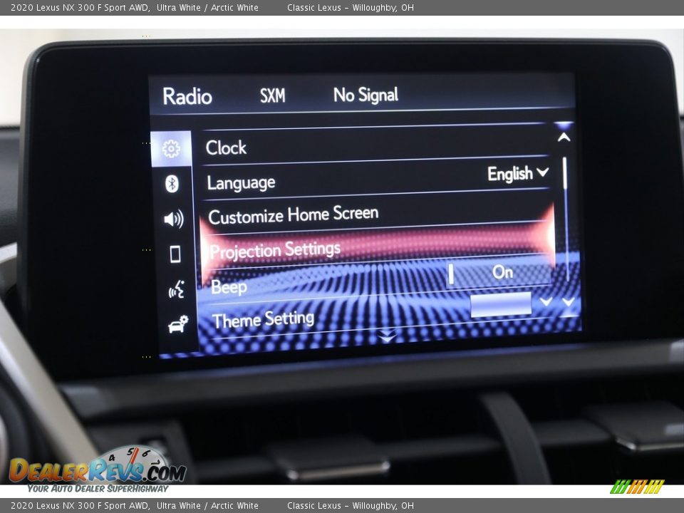 Controls of 2020 Lexus NX 300 F Sport AWD Photo #22